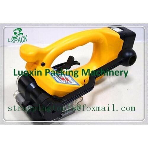 LX-PACK Lowest factory price Battery powered PET Strapping Tools for pallets bales crates cases various packages banding machine