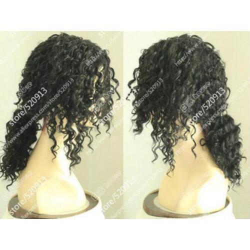 Wig Michael Jackson/Black Screws Black Hair , Short Hair Pigtail Wig free shipping