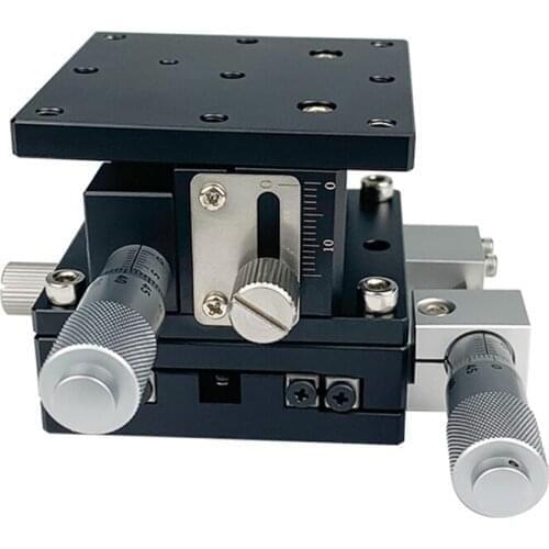 XZ Axis 90*90mm Sliding Stage Displacement Lift Platform Guide Rail 90x90mm XZ90-L-2 LE90-L-2 Linear Stage Sliding Table