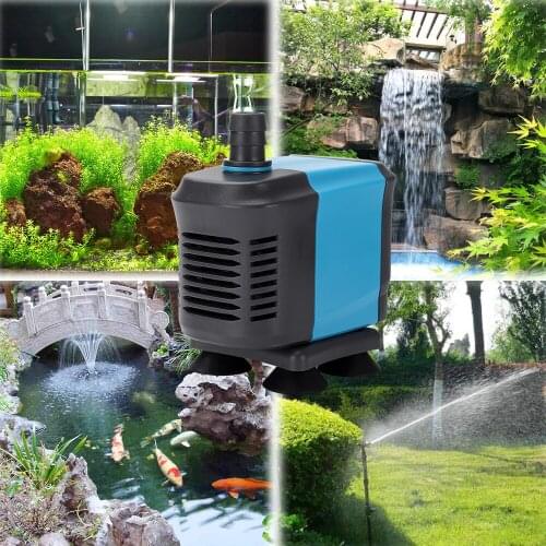 220-240V water pump high pressure 10W-65W Submersible water pump Waterfall fountain Silent filter aquarium circulating pump