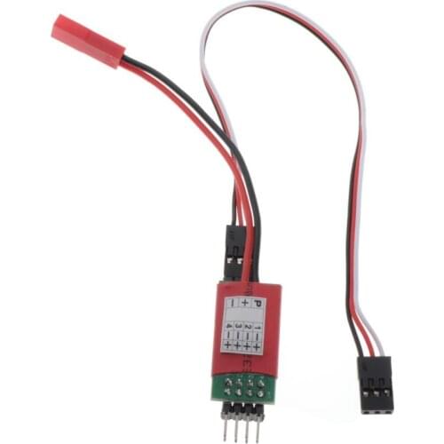 RC Car 3 Channels Control 4 Leds Power Supply Receiver Switch Controls