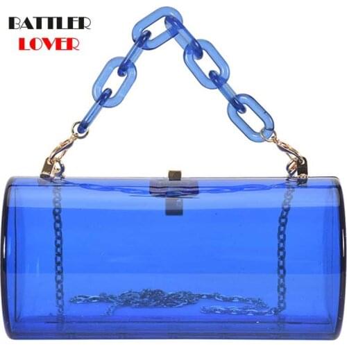 Women Luxury Brand PVC Handbags Solid Transparent Design Shoulder Bags For Female Fashion Boston Purses Lady Bohemian Beach Flap