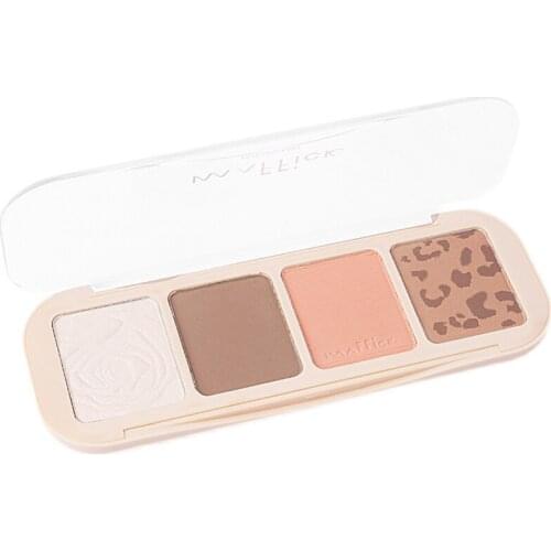 TT Rose about Four Colors Contour Compact Shadow Hairline Highlight Repair Makeup Palette Female Student Cheap