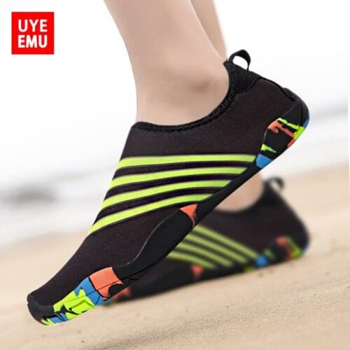 UYEEMU 2021 Summer New Lightweight Wading Shoes Mens Beach Drifting Flow Rate Dry Non-Slip Outdoor Swimming Womens Size 35-46