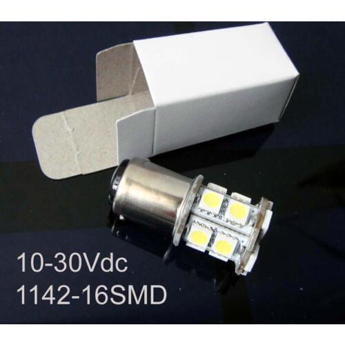 High quality 12/24VAC/DC 3W BA15D led Warning Signal lights 1142 led ship Yacht Boat Lamp Bulbs free shipping 4pcs/lot