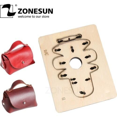 ZONESUN AHS leather cutting die knife die Customized handbag shape laser punch die photo paper PVC EVA sheet cutter mold DIY