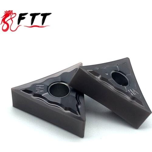 10PCS TNMG160404 / TNMG160408 HA PC9030 External Turning Tools Carbide insert High quality Lathe cutter Tool