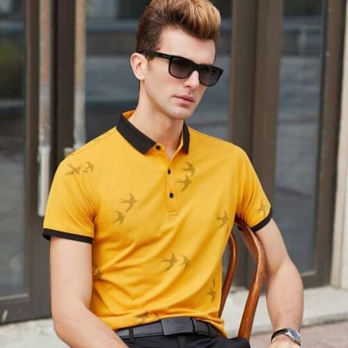 2021 Summer Short Sleeve Polo Shirt Men Fashion Shirts Casual Polos Hombre Branded mens clothing YP8319