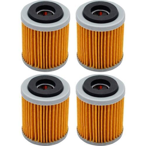 4Pcs Oil Filter Cleaner For YAMAHA TT-R250 00-06 WR250F 01-02 YZ250F 01-02 WR400F 99-01 YZ400F 98-99 WR426F YZ426F Motorcycle