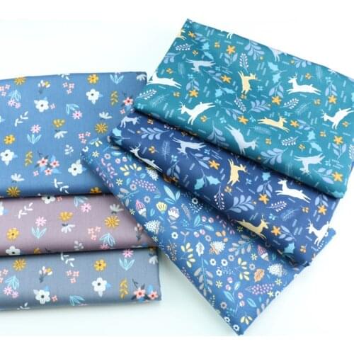 50x160cm Ins cartoon fawn fashion arrow cotton fabric DIY Sewing twill for baby dress pillow blanket quilt material