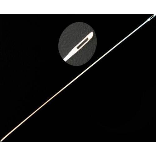 8SEASONS 100 Beading Needles Threading Cord Tool 0.45x80mm (B03824)