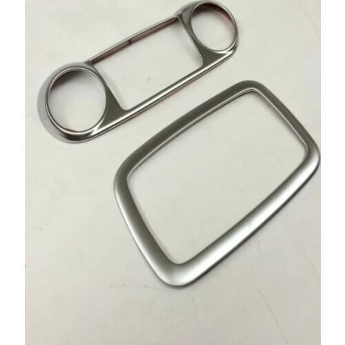 Car-Styling ABS Chrome Car-Covers Center Console Control Panel Cover Sticker Interior Accessories For Hyundai IX35 Car Styling