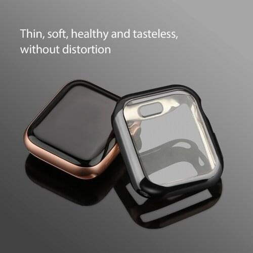 Cover for Apple Watch case 44mm 40mm iwatch 38mm 42mm soft TPU screen protector Accessories for apple watch Serie 6 5 4 3 Se