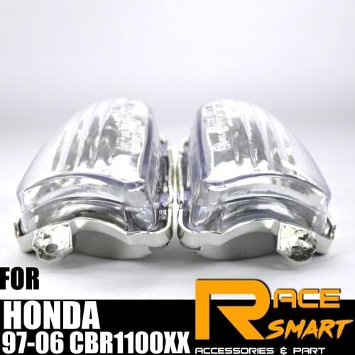 Motorcycle Front Turn Signal Light Lens Cover Case For HONDA 1997-2006 1998 1999 2000 2001 2002 2003 04 05 CBR1100XX CBR-1100XX