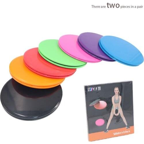2PCS Fitness Disc Gliding Discs Slider Exercise Sliding Plate For Gym yoga Abdominal Core Training Equipment