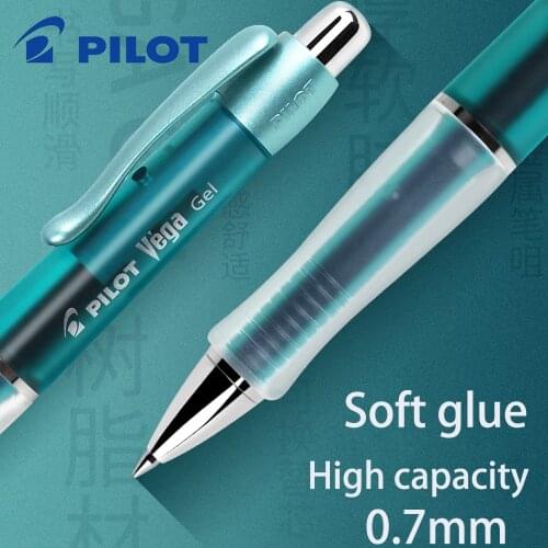 Promotion Of Japanese Pilot Press Gel Pen BL-415V Soft Grip Rubber Anti-Fatigue 0.7mm Large-Capacity Ink