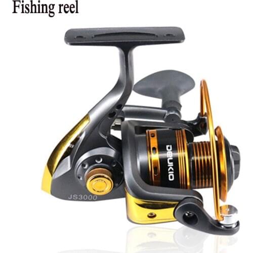 Original Metal Wire Mug Spinning Fishing Reel 1000-7000 Series Gear Ratio5.0:1 Tough Body Saltewater Carp Fishing Reel Wheel