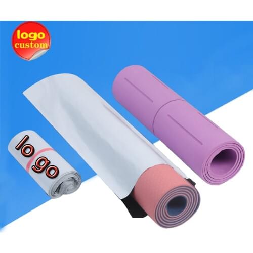 Yoga Mat Poly Mailer Long strip Express Bag Slender Envelope Plastic Shipping Self Adhesive Delivery Packing Courier wallpaper