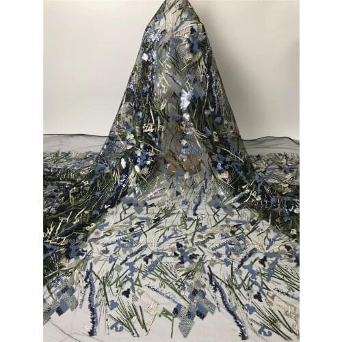 Beautiful line pattern sequin embroidery, French tulle lace, African lace fabric, Nigerian style lace, suitable for fashionable