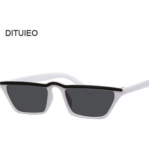 Fashion Design Women Sun Glasses Flat Top Ladies Small Sunglasses Square Frame Classic Shades Vintage Eyewear Oculos De Sol