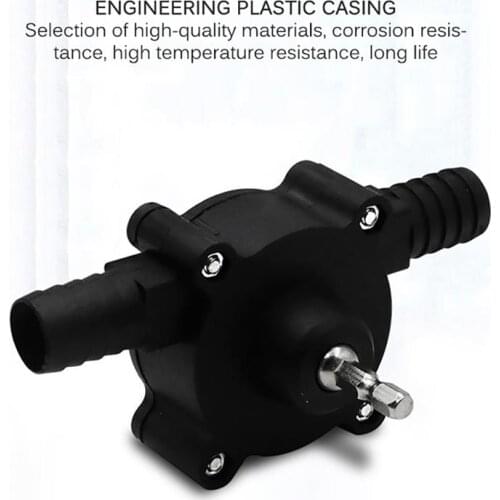 Hands-free Oil Fluid Water Pump Portable Electric Drill Pump Self Priming Transfer Oil Fluid Water Pump Shank for Electric Drill