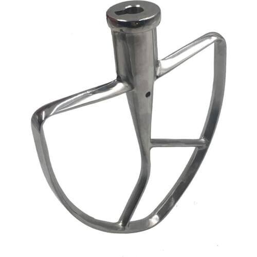 AD-Polished Stainless Steel Flat Beater for KitchenAid 8Q Tilt-Head Stand Mixers,Mixing Parts for KSM7586P KSM7990 KSM8990