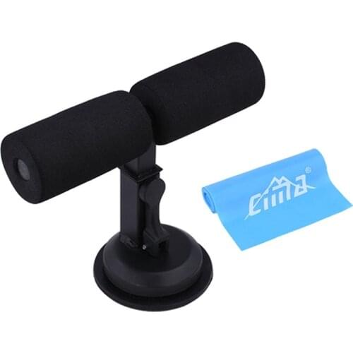 Sit Up Support Fitness Assistant Resistance Bands Abdominal Machine Exercise Bar Floor Workout Gym Equipment for Home Training