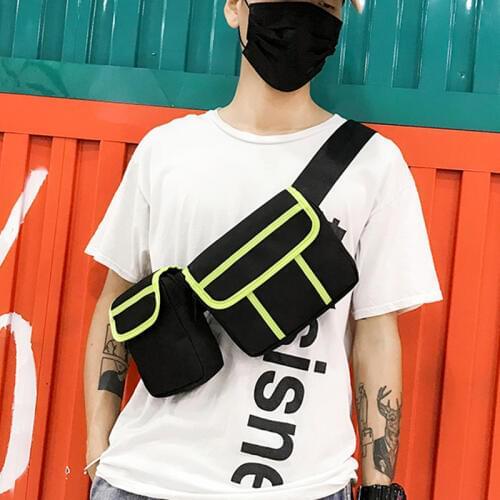 Fanny Pack Harajuku Style 201 Waist Bag Men Women Belt Bag Chest Packs Hip-Hop Hip Bum Pouch for Travel out