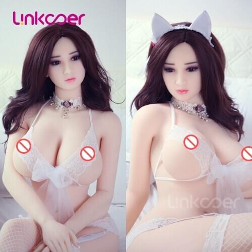Linkooer 160cm Real TPE Silicone Sex Dolls Big Boobs Ass Lifelike Oral Vagina Sexy Toys for Men Pussy Top Beauty