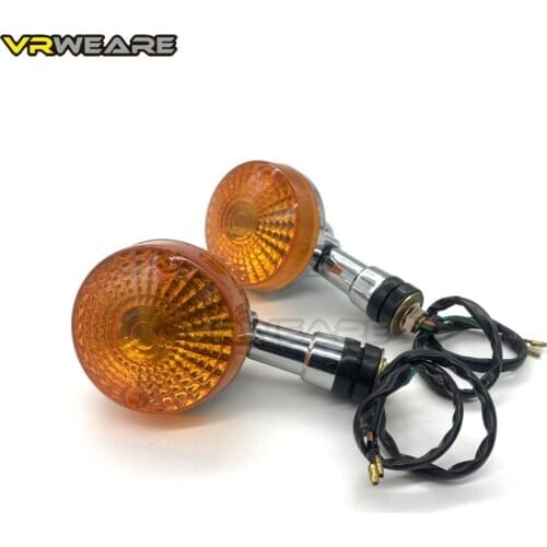 Motorcycle Turn Signal Light For Suzuki 250 Front Motorbike indicator Lamp For GN 250 GN125 Steering signal lamp