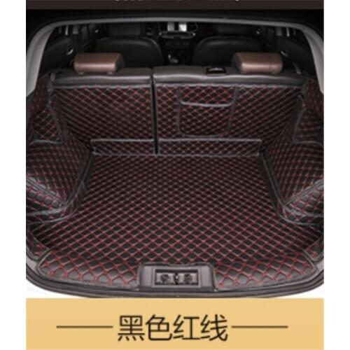 For Peugeot 308 2012-2015 3D three-dimensional PU tail box protective carpet pad trunk luggage pad Car styling