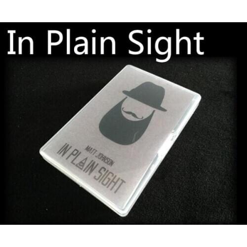 In Plain Sight (Gimmick and Online Instructions) by Matt Johnson - For Professional Magicians,Mentalism Magic Props Illusions