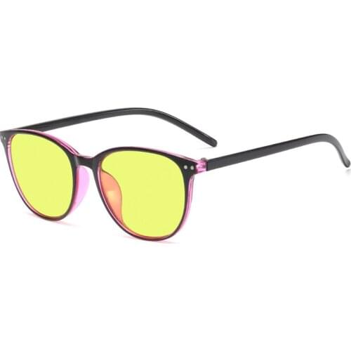 High Quality Anti High Beam Night Vision Sunglasses For Men Discoloration Lens Square Frame Anti-blue Light Glasses UV400