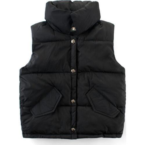 2020 Autumn winter New kids warm vest boy girl Sleeveless Stand collar coat baby toddler fashion sport warm Children clothes