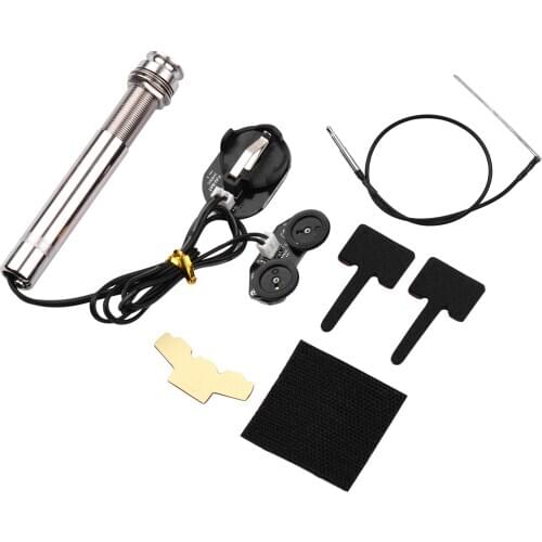 Sound Hunter PJU-02 Pen Tube Style Acoustic Piezo Transducer Pickup Ukulele Soundhole Active Pickup with Volume Only for Ukulele