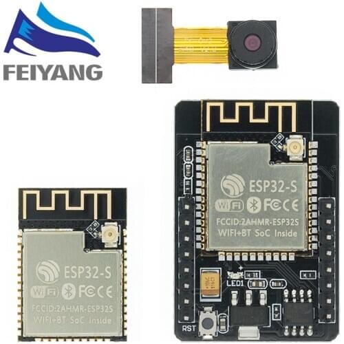10PCS ESP32-CAM ESP-32S WiFi Module ESP32 serial to WiFi ESP32 CAM Development Board 5V Bluetooth with OV2640 Camera Module
