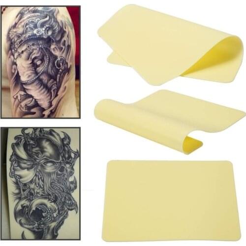 5/3 Pcs 15*20*0.12cm Silicone Tattoo Practice Skin Blank Double Sides Tattoo Microblading Practice Skin Pads Free Shipping