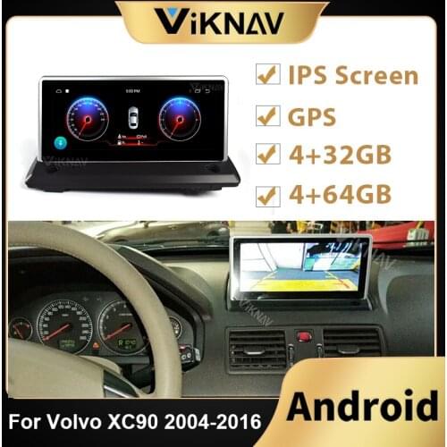 Android 2 din radio For-Volvo XC90 2004-2016 car autoradio Tesla style stereo car multimedia player GPS navigation DVD player
