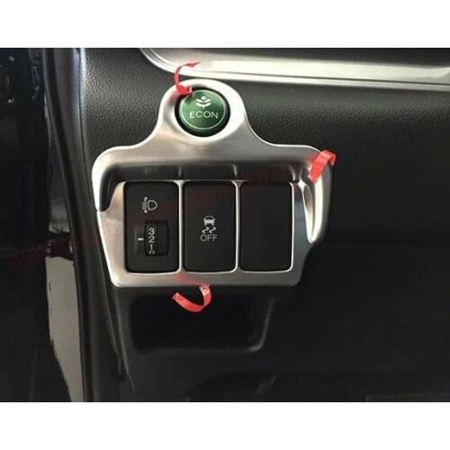 Car ABS Chrome Headlight Switch Button For Honda CRV CR-V 2012-2016