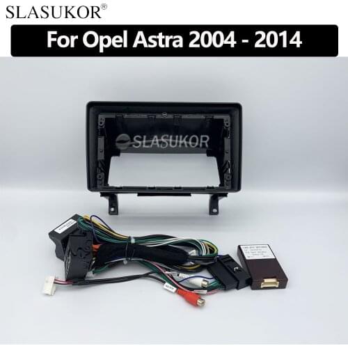 9 inch Android Car For Opel Astra 2004-2011 2012 2013 2014 Dash Panel Frame Trim Insta Multimedia player llation Kit Cabus Cable