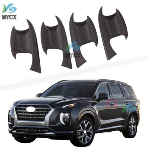 For Hyundai Palisade 2019 2020 ABS door handle bowl side door bowl cover decorative strip appearance car styling accessories