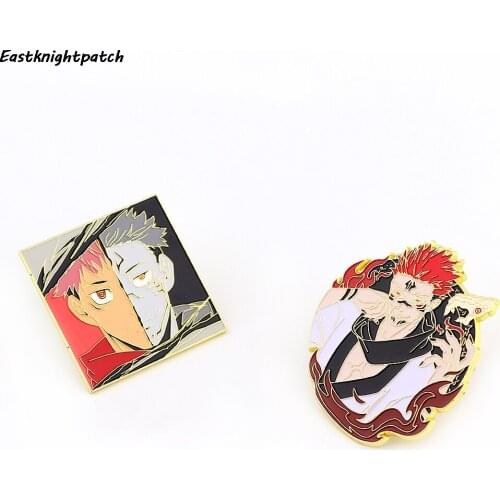 E3276 Hard Enamel Pin Fashion Cartoons Punk Brooch Anime Fan Collect Badge Unique Gift