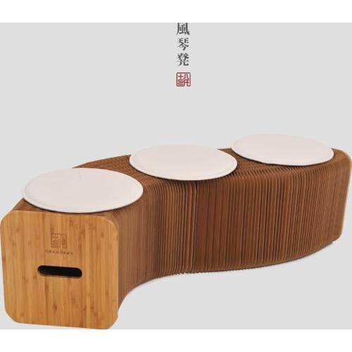 European style living room table chair childrens low stool folding Huanxie plant new environmentally friendly furniture
