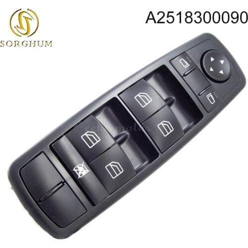 Hot Sale Perfect Power Left Front Door Master Window Switch 2518300090 A2518300090 For Mercedes Benz ML320 ML350 ML430 ML63 AMG