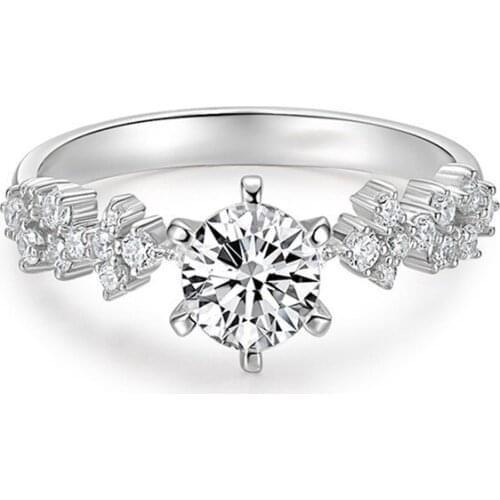 Huitan Trendy Jewelry Rings for Women Simple Stylish New Design Female Ring Brilliant Cubic Zirconia Wedding Bands Accessories