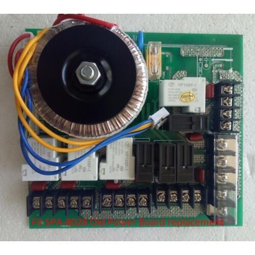 Hot tub controller pack power relay board for JNJ SPAS Modle SPA-8028