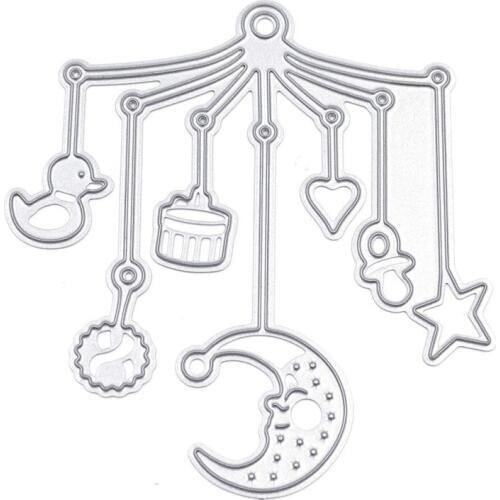 Lovely Animals Cartoon Bed Bell Metal Cutting Dies Stencil Scrapbooking Photo Album Card Paper Embossing Craft DIY