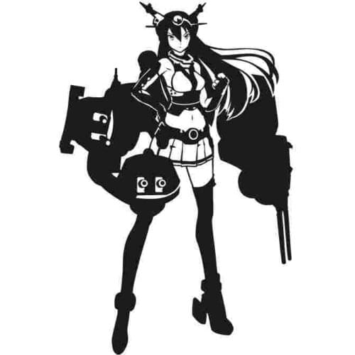 Pegatina Kantai Collection Sticker Anime Cartoon Car Decal Sticker Vinyl Wall Stickers Decor Home Decoration