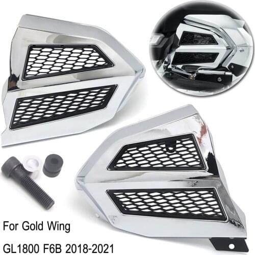 For Honda Gold Wing GL 1800 GL1800 F6B 2018-2021 2020 2019 Fairing Radiator Grille Cover Engine Transmission Covers Chrome/Black