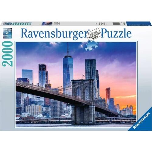 RAVENSBURGER 16011 PUZZLE 2000 PCs. From BROOKLYN MANHATTAN